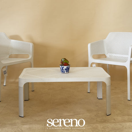 White Dot Coffee Table – Elegant coffee table to complement any modern space