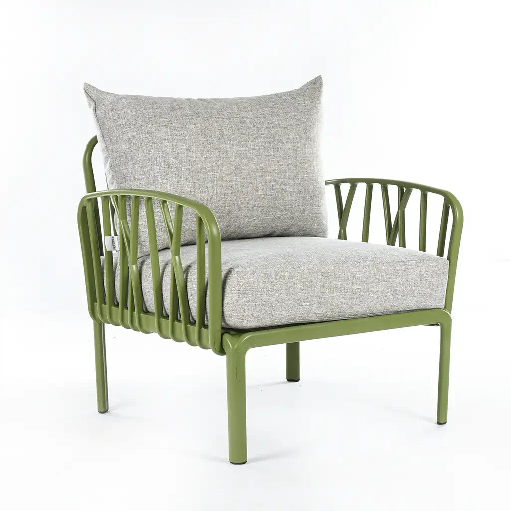 grey Cushions, Lime green Furniture Traverse Chair โ Stylish & durable outdoor seating