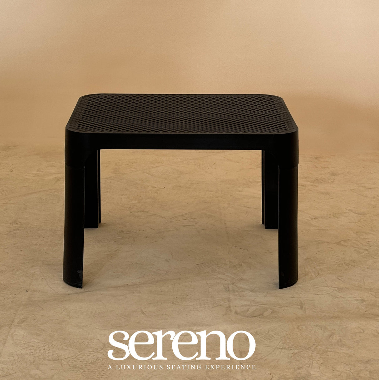 Black Dot Side Table for Outdoor Sets โ Stylish side table for outdoor spaces