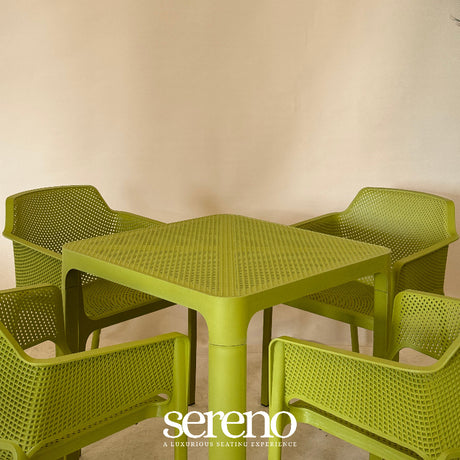 Lime Green Dot Standard Table for Outdoor Sets – Modern design for outdoor dining
