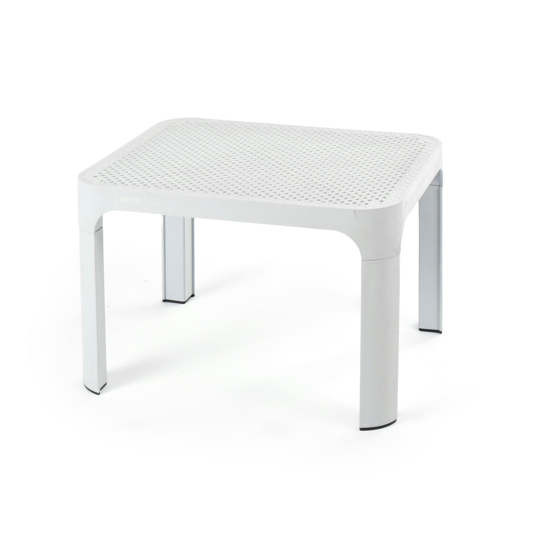 Grey Dot Side Table for Outdoor Sets โ Stylish side table for outdoor spaces
