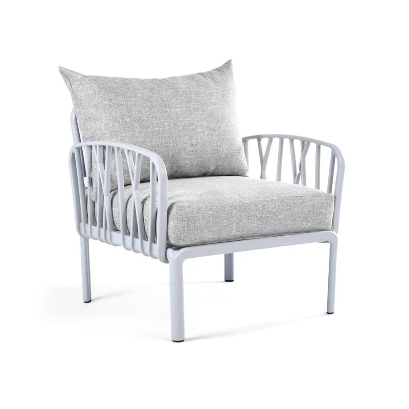 grey cushions, grey Furniture Traverse Chair โ Stylish & durable outdoor seating