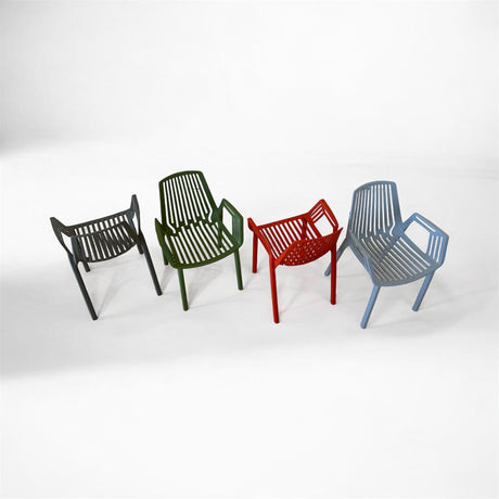 Line Chair for Outdoor Furniture – Elegant and functional plastic chair for garden seating