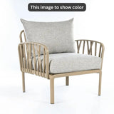 Grey Cushions, Beige Furniture Traverse Chair – Stylish & durable outdoor seating
