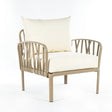 Off white cushions, Beige Furniture Traverse Chair – Stylish & durable outdoor seating