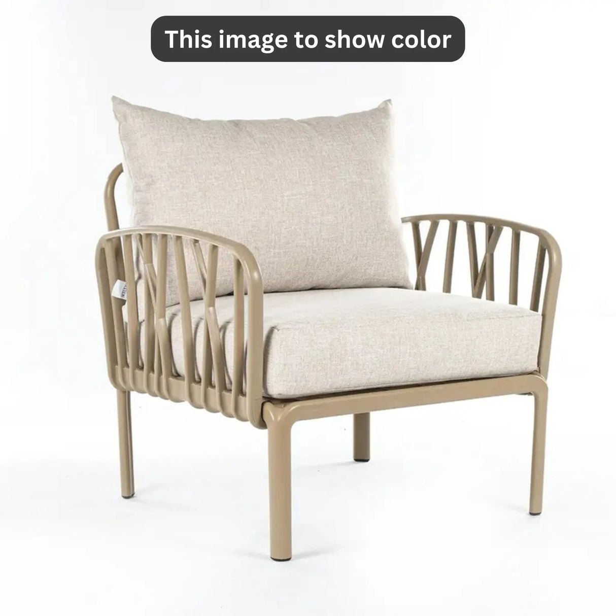 Beige  Cushions, Beige Furniture Traverse Chair – Stylish & durable outdoor seating