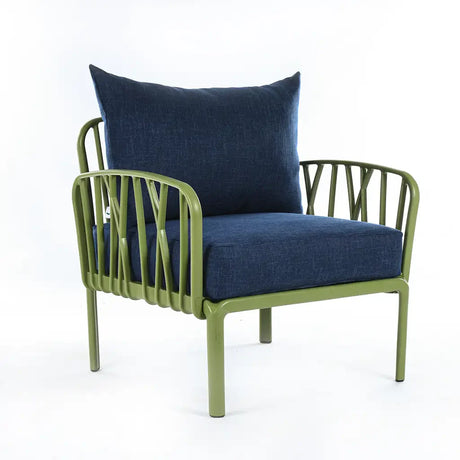 Blue Cushions, Lime green Furniture Traverse Chair – Stylish & durable outdoor seating