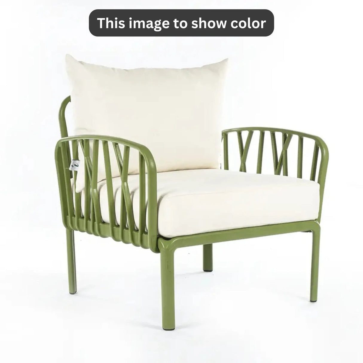 Off White Cushions, Olive green Furniture Traverse Chair – Stylish & durable outdoor seating