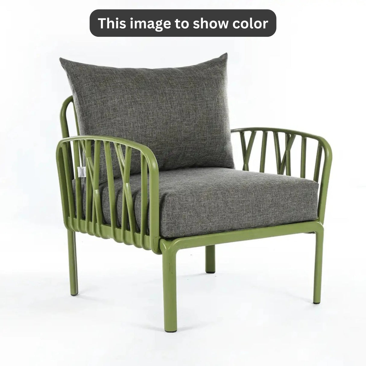 Dark Grey Cushions, Olive green Furniture Traverse Chair – Stylish & durable outdoor seating