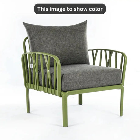 Dark Grey Cushions, Olive green Furniture Traverse Chair – Stylish & durable outdoor seating
