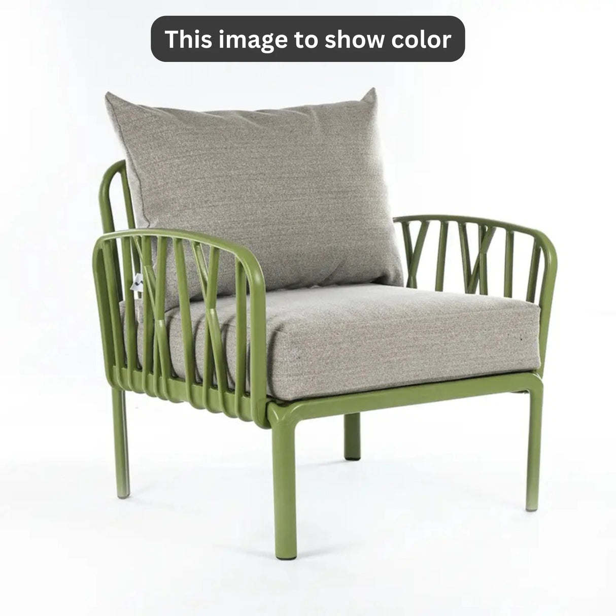 Light Grey Cushions, Olive green Furniture Traverse Chair – Stylish & durable outdoor seating
