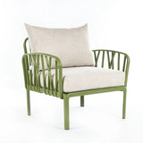 Beige  Cushions, Lime green Furniture Traverse Chair – Stylish & durable outdoor seating