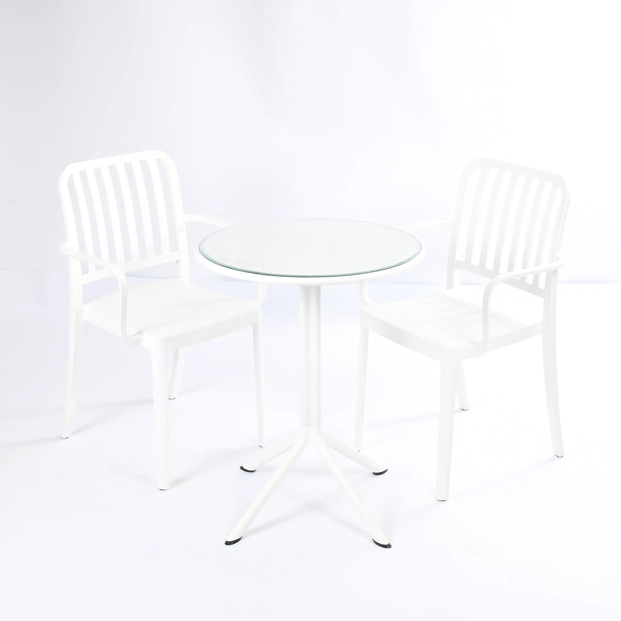 Flexi Armchair Set 3 (2 Flexi- Armchair + Dot Round Table 60)