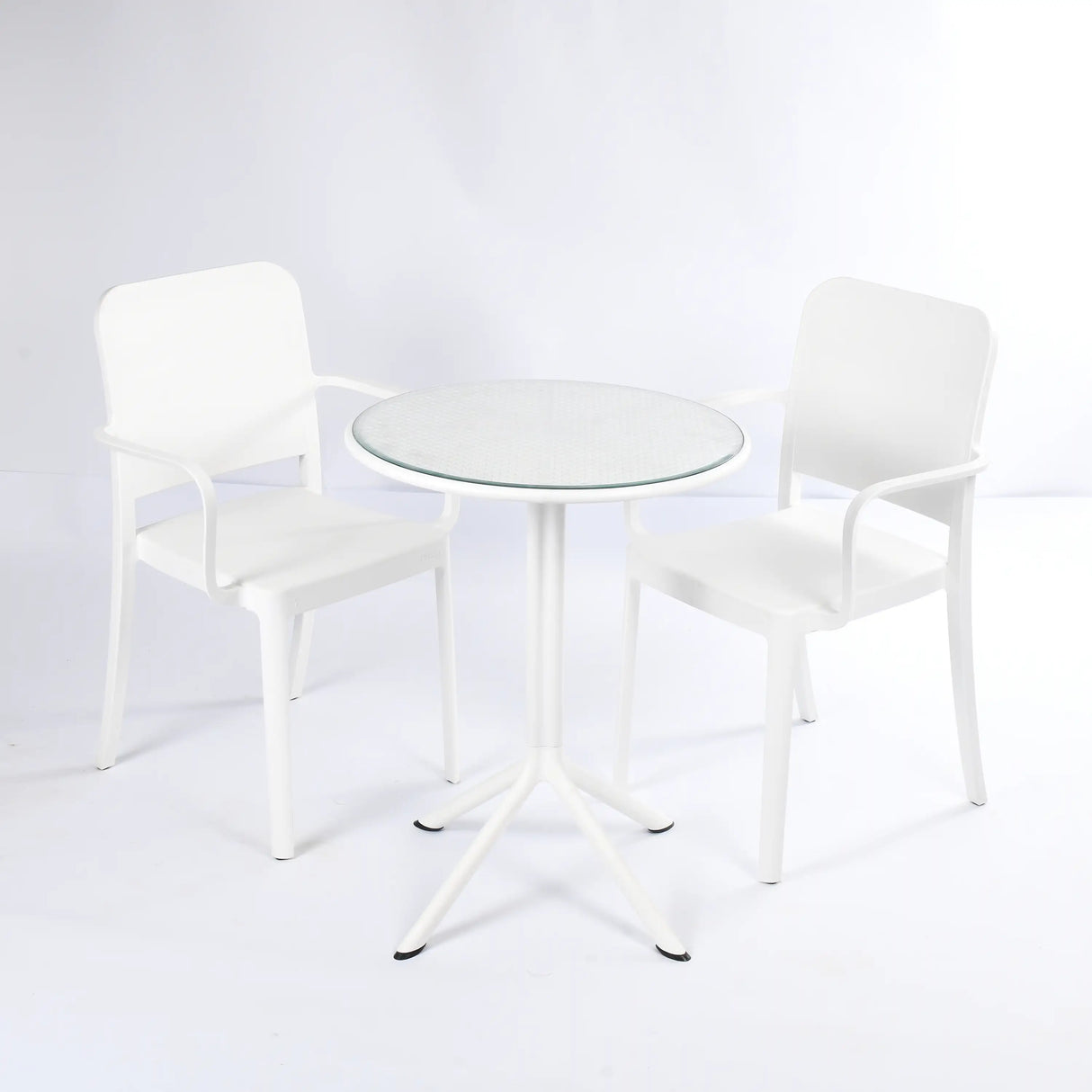 Flexi Armchair Set 3 (2 Flexi- Armchair + Dot Round Table 60)