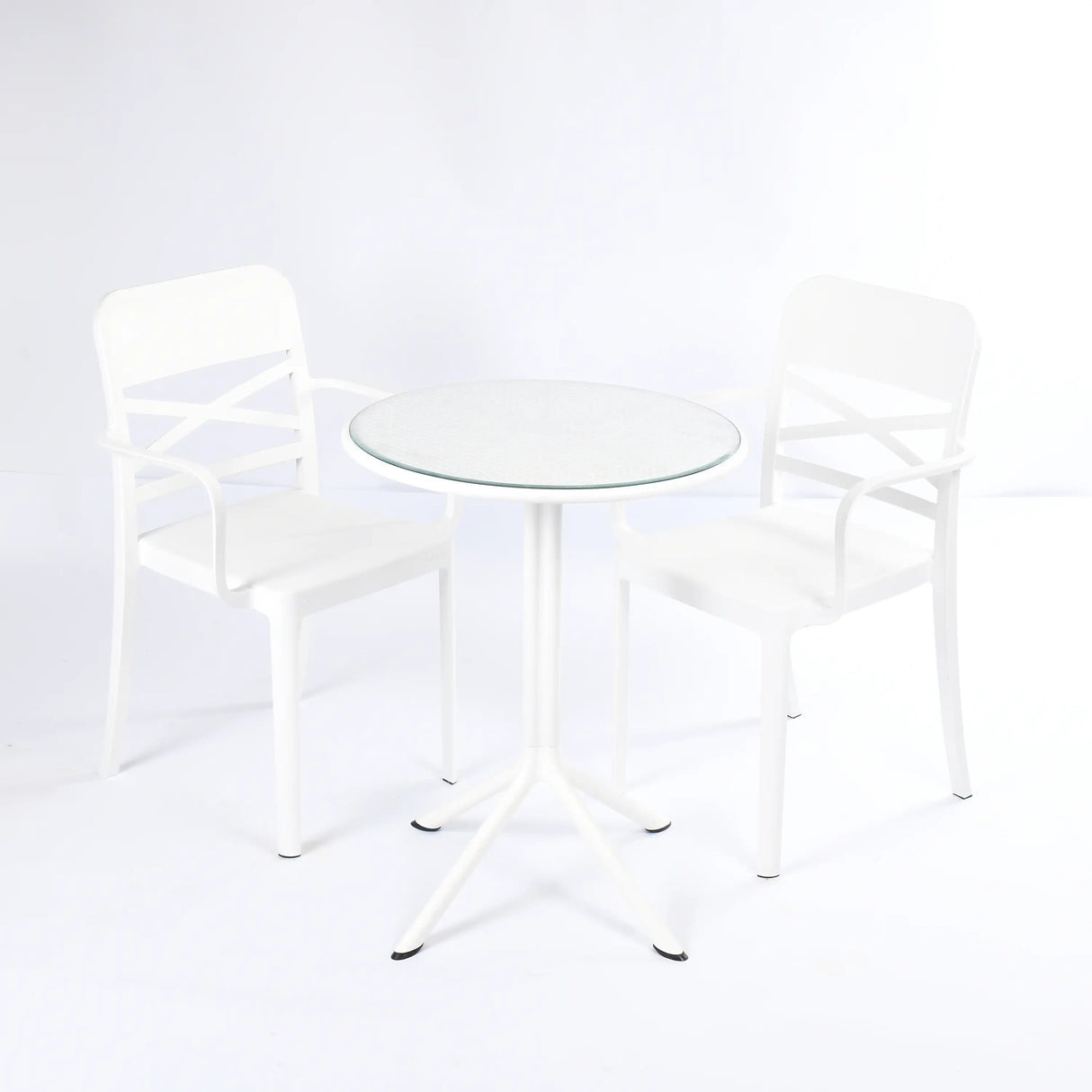 Flexi Armchair Set 3 (2 Flexi- Armchair + Dot Round Table 60)