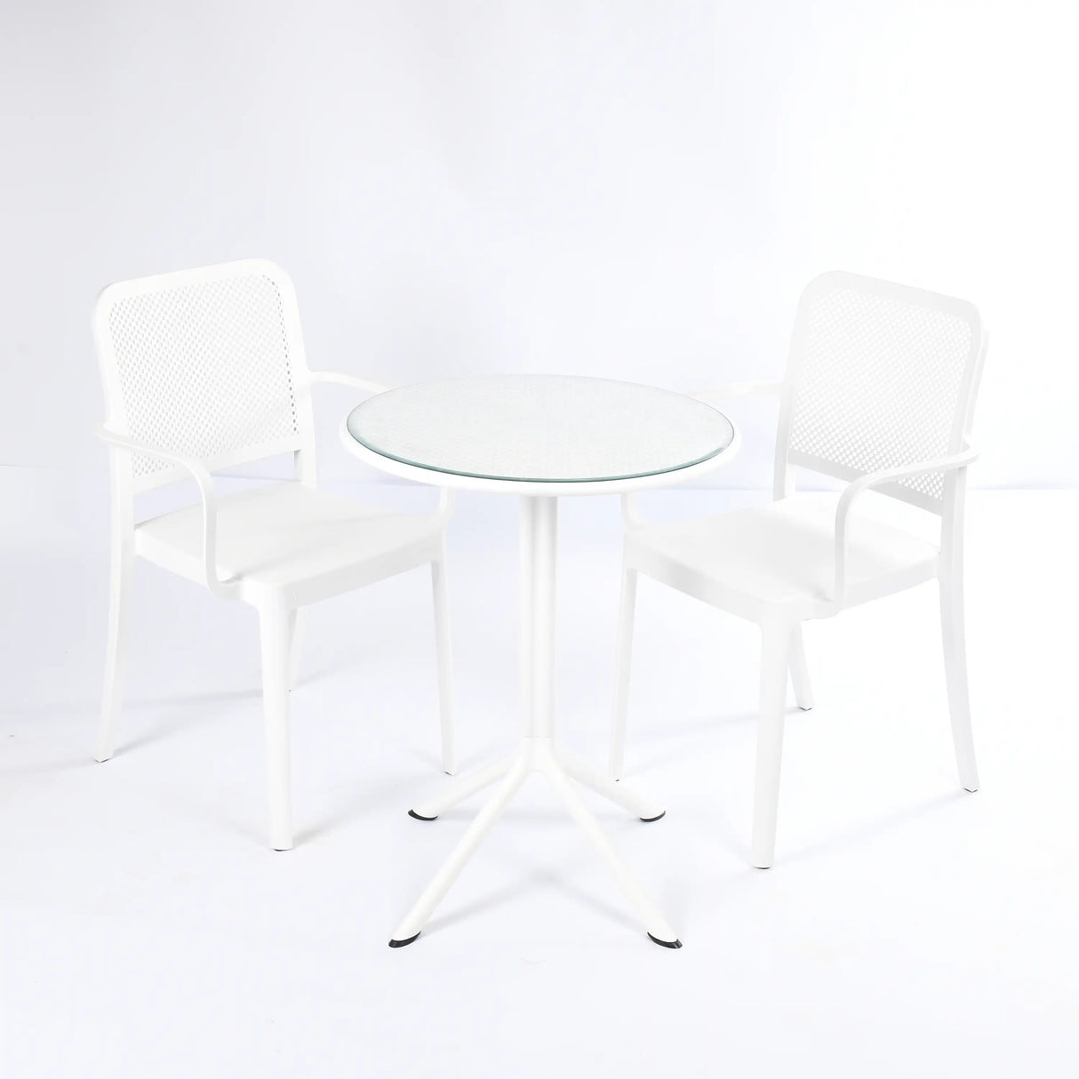 Flexi Armchair Set 3 (2 Flexi- Armchair + Dot Round Table 60)