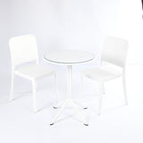 Flexi Chair Set 3 (2 Flexi- Chairs + Dot Round Table 60)