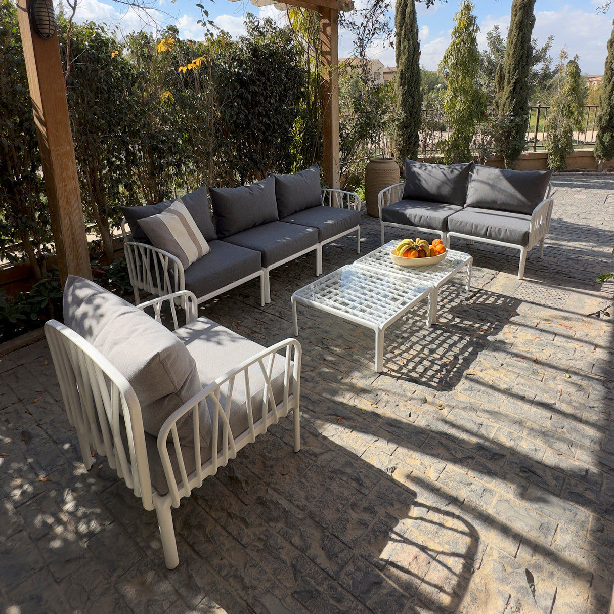 Traverse Set (Traverse 3 Seaters Sofa + Traverse 2 Seaters Sofa + Armchair + 2 Tables)