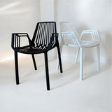 Line Chair for Outdoor Furniture – Comfortable plastic chair designed for patios and gardens