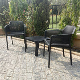 Black Dot Side Table for Outdoor Sets – Stylish side table for outdoor spaces