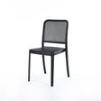 Black Flexi-Dot Chair for Outdoor Furniture – Elegant and functional plastic chair for garden seating