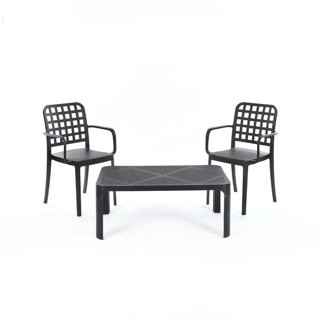 Flexi Armchair Set 1 (2 Flexi Armchair + Dot Coffee Table)