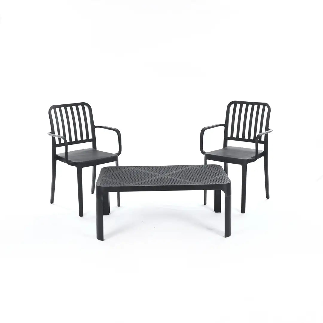 Flexi Armchair Set 1 (2 Flexi Armchair + Dot Coffee Table)