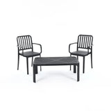 Flexi Armchair Set 1 (2 Flexi Armchair + Dot Coffee Table)