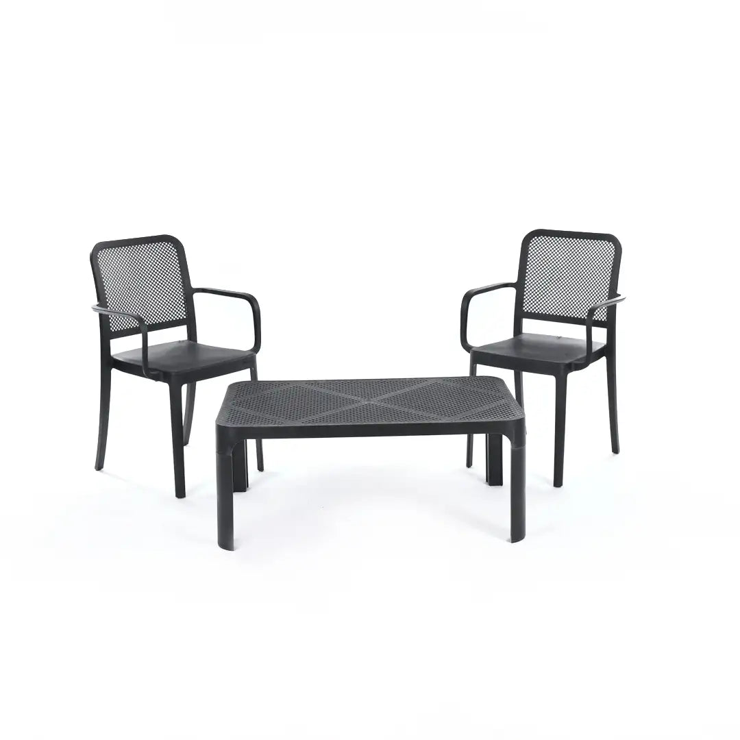 Flexi Armchair Set 1 (2 Flexi Armchair + Dot Coffee Table)