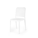 White Flexi-Dot Chair for Outdoor Furniture – Elegant and functional plastic chair for garden seating