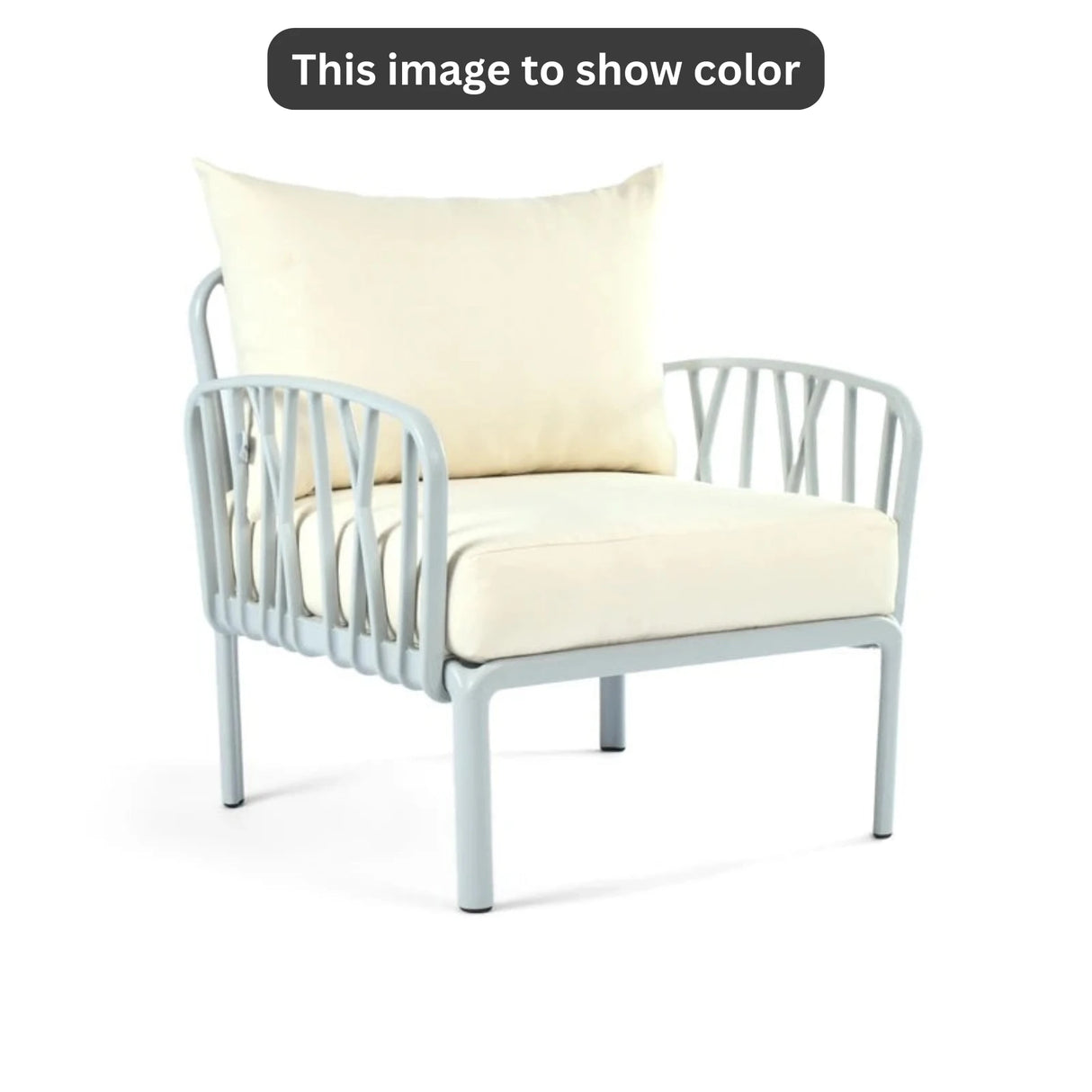 Off White Cushions, Grey Furniture Traverse Chair – Stylish & durable outdoor seating