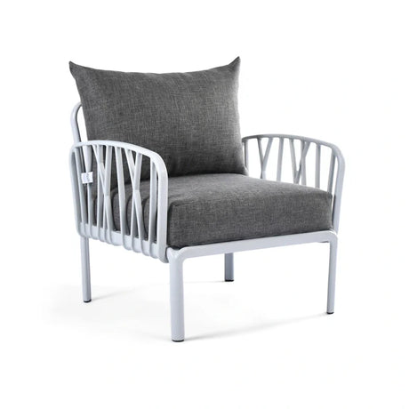 Dark grey cushions, Grey Furniture Traverse Chair – Stylish & durable outdoor seating